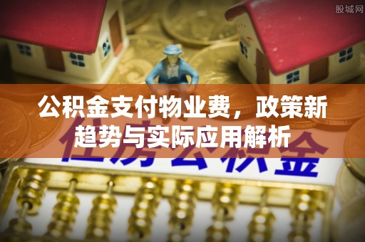 大甲公积金支付物业费，政策新趋势与实际应用解析