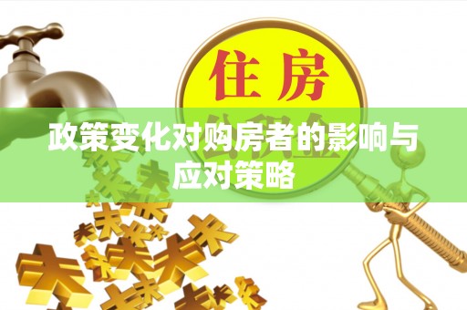 大甲政策变化对购房者的影响与应对策略