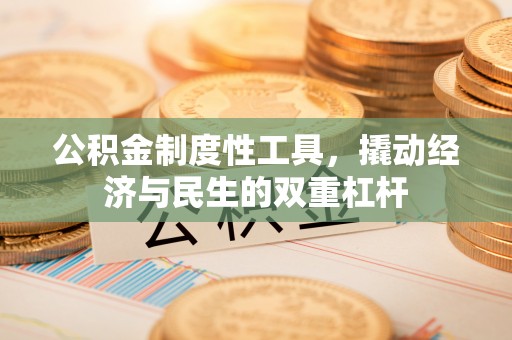 大甲公积金制度性工具，撬动经济与民生的双重杠杆