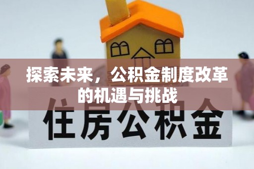 大甲探索未来，公积金制度改革的机遇与挑战