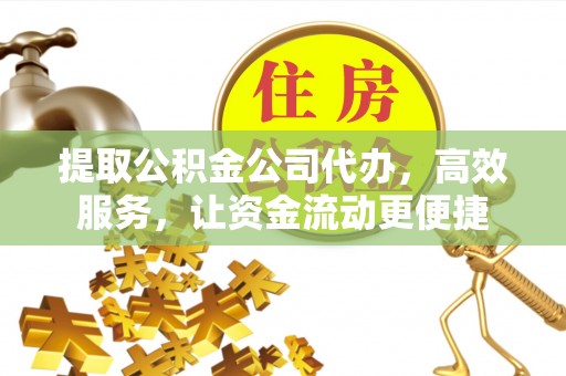 大甲提取公积金公司代办，高效服务，让资金流动更便捷