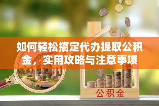 大甲如何轻松搞定代办提取公积金，实用攻略与注意事项