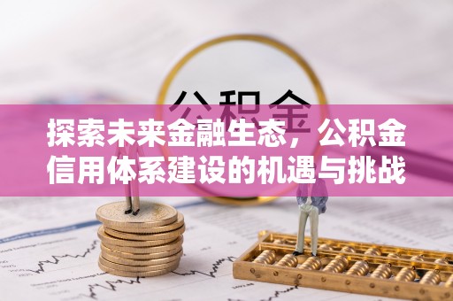 大甲探索未来金融生态，公积金信用体系建设的机遇与挑战
