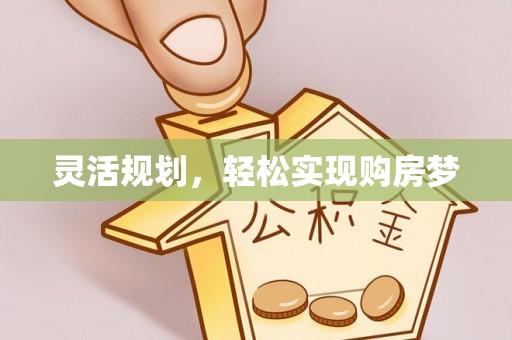 大甲灵活规划，轻松实现购房梦