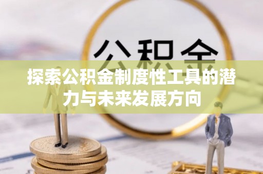 大甲探索公积金制度性工具的潜力与未来发展方向