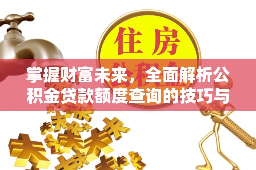大甲掌握财富未来，全面解析公积金贷款额度查询的技巧与策略