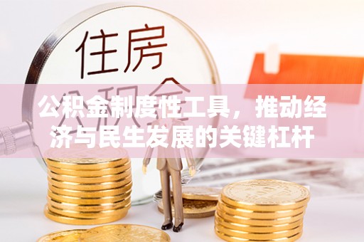 大甲公积金制度性工具，推动经济与民生发展的关键杠杆