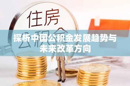 大甲探析中国公积金发展趋势与未来改革方向