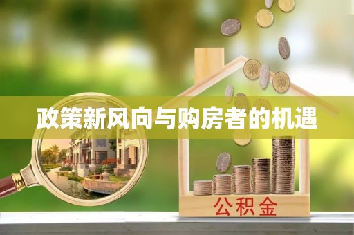 大甲政策新风向与购房者的机遇