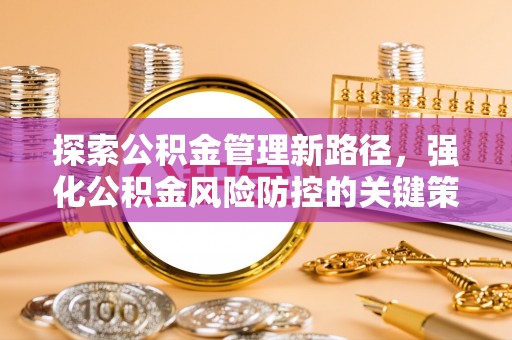 大甲探索公积金管理新路径，强化公积金风险防控的关键策略