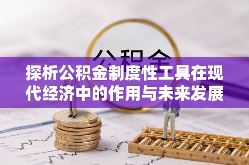 大甲探析公积金制度性工具在现代经济中的作用与未来发展趋势