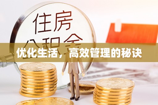 大甲优化生活，高效管理的秘诀