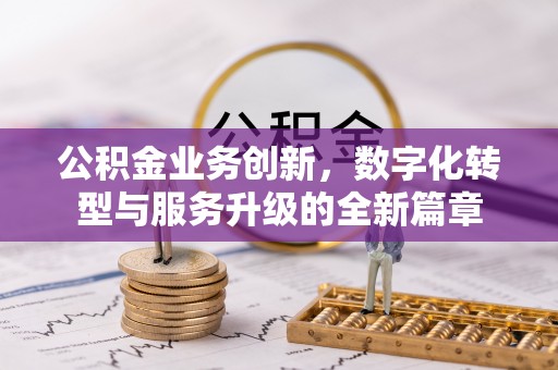 大甲公积金业务创新，数字化转型与服务升级的全新篇章
