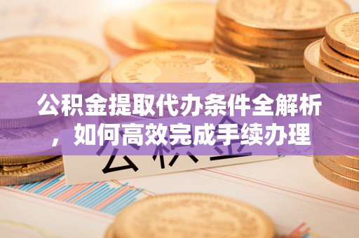 大甲公积金提取代办条件全解析，如何高效完成手续办理