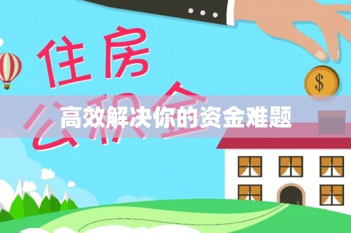 大甲高效解决你的资金难题