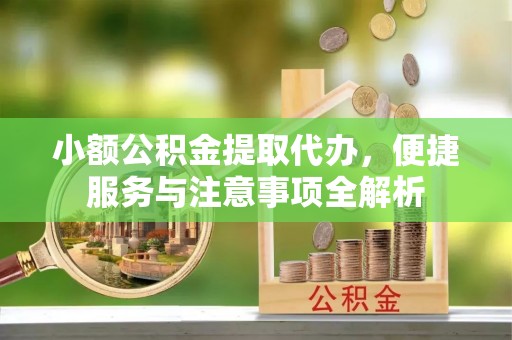 大甲小额公积金提取代办，便捷服务与注意事项全解析