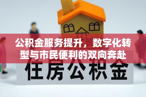 大甲公积金服务提升，数字化转型与市民便利的双向奔赴
