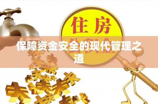 大甲保障资金安全的现代管理之道