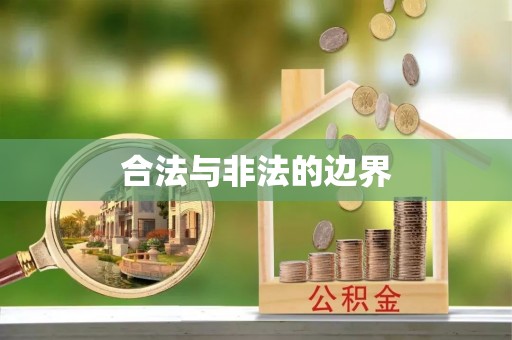 大甲合法与非法的边界