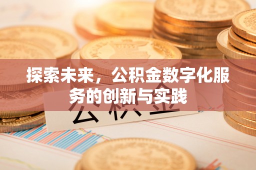 大甲探索未来，公积金数字化服务的创新与实践