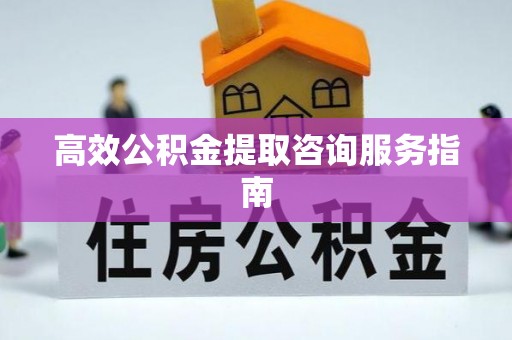 大甲高效公积金提取咨询服务指南