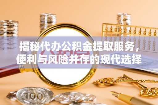 大甲揭秘代办公积金提取服务，便利与风险并存的现代选择