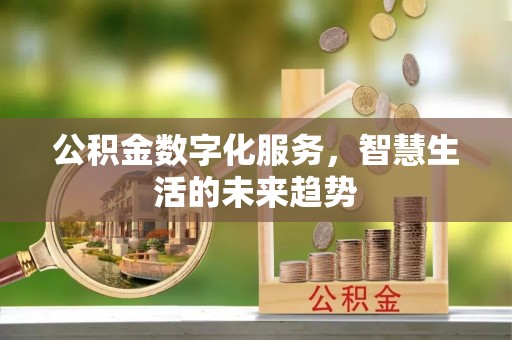 大甲公积金数字化服务，智慧生活的未来趋势